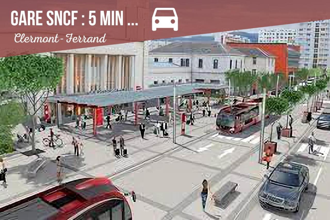 #Le Cocon Des Volcans#Parking Prive/Montferrand Clermont-Ferrand Dış mekan fotoğraf